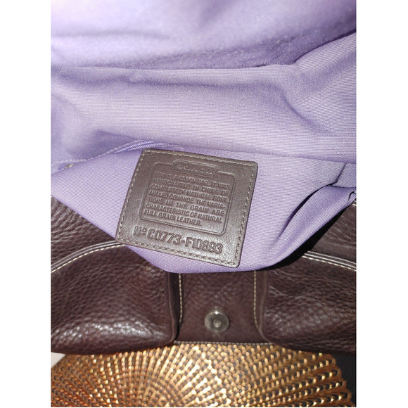 Coach Chelsea Leather Shoulder Bag F1089 - Picture 6 of 8